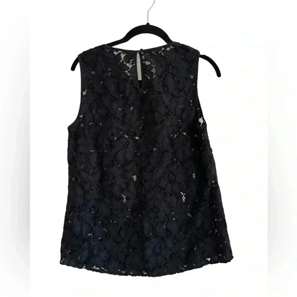 Diane Von Furstenberg Lace Madalena Top in Black - Picture 2 of 13